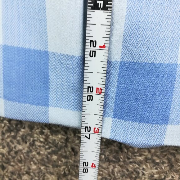 2023 J Crew Willa Blazer Jacket Italian Wool Gingham Checked Herringbone Sz 4 - Picture 14 of 15